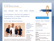 Tablet Screenshot of ihrefrauenarztpraxis.com